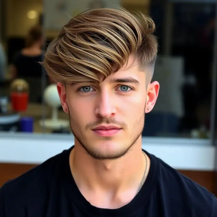 two side hair cutting